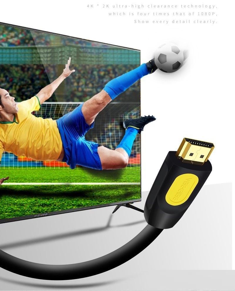 Cáp HDMI 2.0 4K sợi đồng 1.5M VEGGIEG V-H203